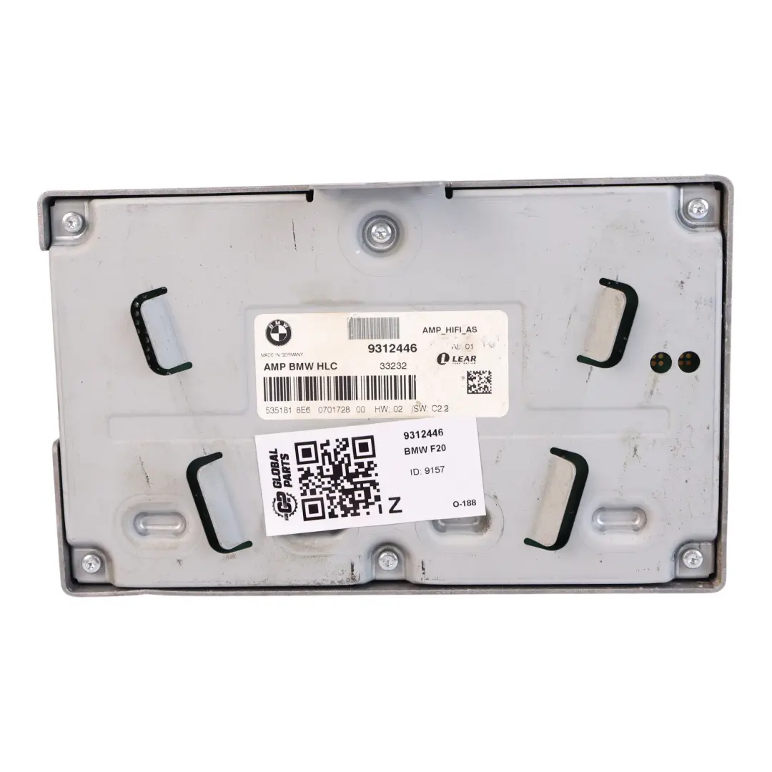 Hifi Verstärker Audio System Sound Booster Modul Einheit für BMW F20 F21 mit Teilenummer 9312446 BMW F20 F21 Hifi Verstärker Audio System Sound Booster Modul Einheit - SKU 9312446 - Teilenummer 9312446