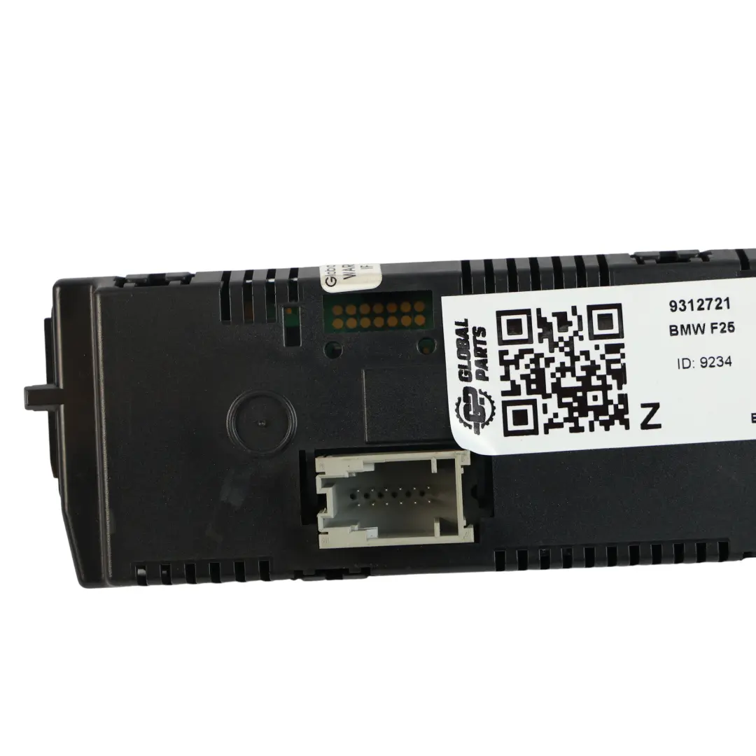 BMW X3 F25 Automatic Air Conditioning Control Unit Switch Panel - SKU 9312721 - Part number 9312721