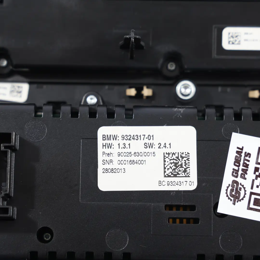 BMW F10 Panel Sterowania Klimatyzacji Automatycznej Radio - SKU 9324317-1 - Numer Części 9324317