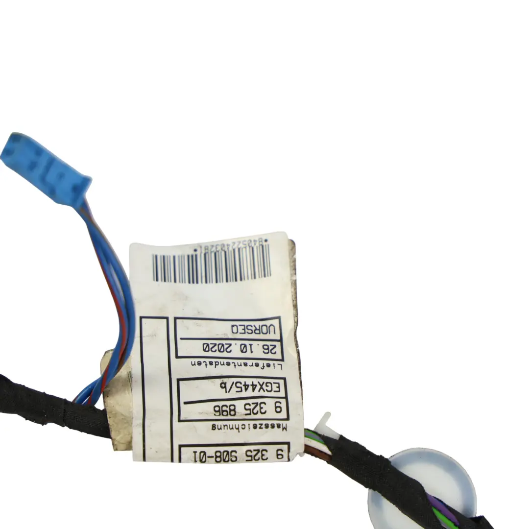 Puerta Mazo Cables Cable Loom Delantero Lado Pasajero para BMW F36 Gran Coupe con número de pieza 9325908 BMW F36 Gran Coupe Puerta Mazo Cables Cable Loom Delantero Lado Pasajero - SKU 9325908 - Número de pieza 9325908