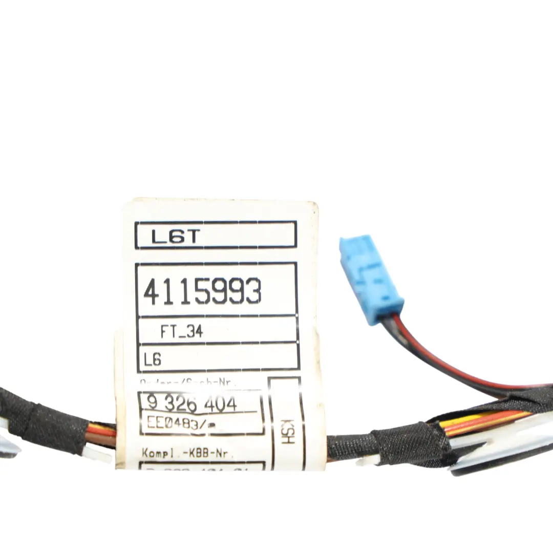 Cablaggio Porta Anteriore Sinistro Lato Guida per BMW F34 con numero di parte 9326404 BMW F34 Cablaggio Porta Anteriore Sinistro Lato Guida - SKU 9326404 - Numero di parte 9326404