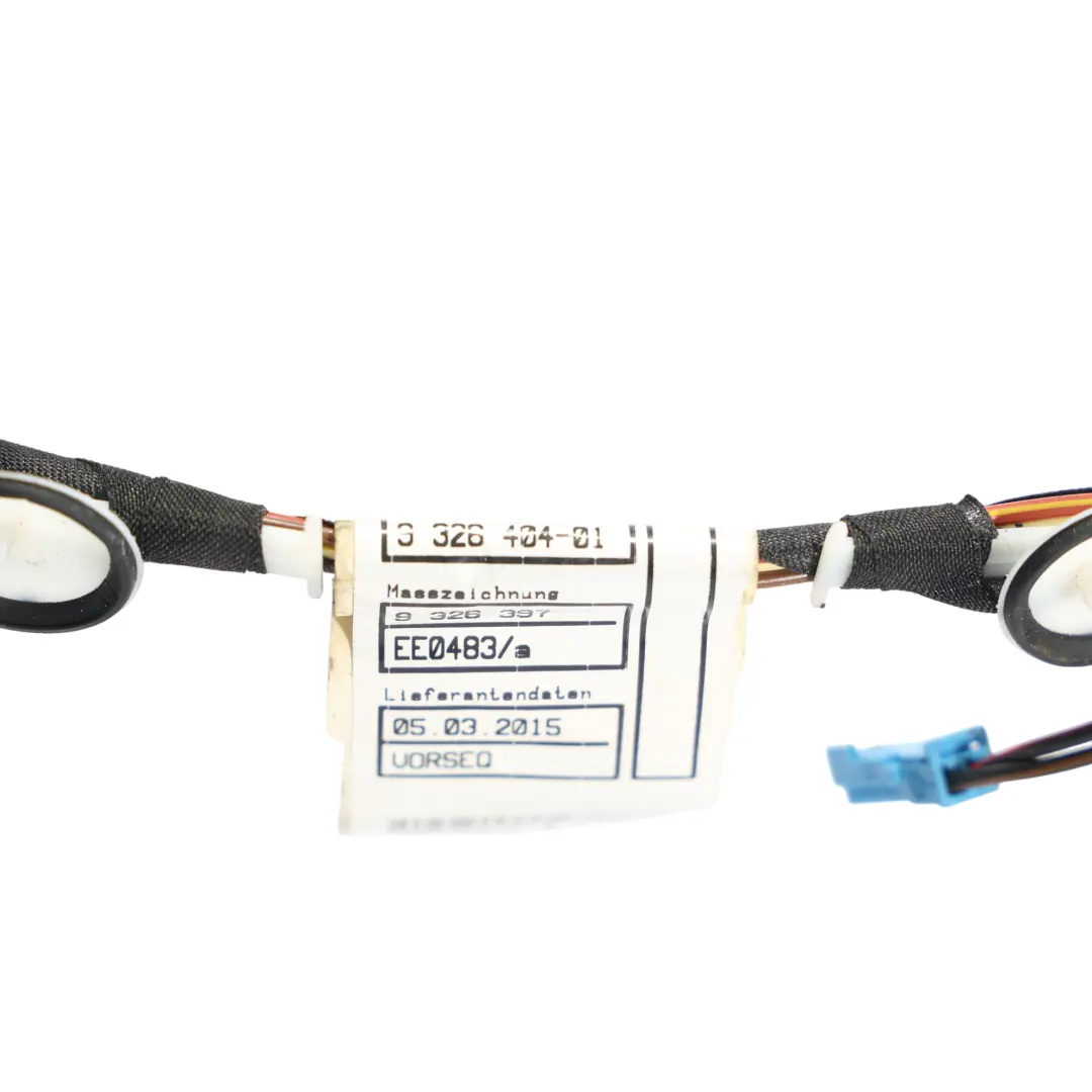 Arnés Cableado Puerta Delantera Conductor para BMW F34 con número de pieza 9326404 BMW F34 Arnés Cableado Puerta Delantera Conductor - SKU 9326404 - Número de pieza 9326404