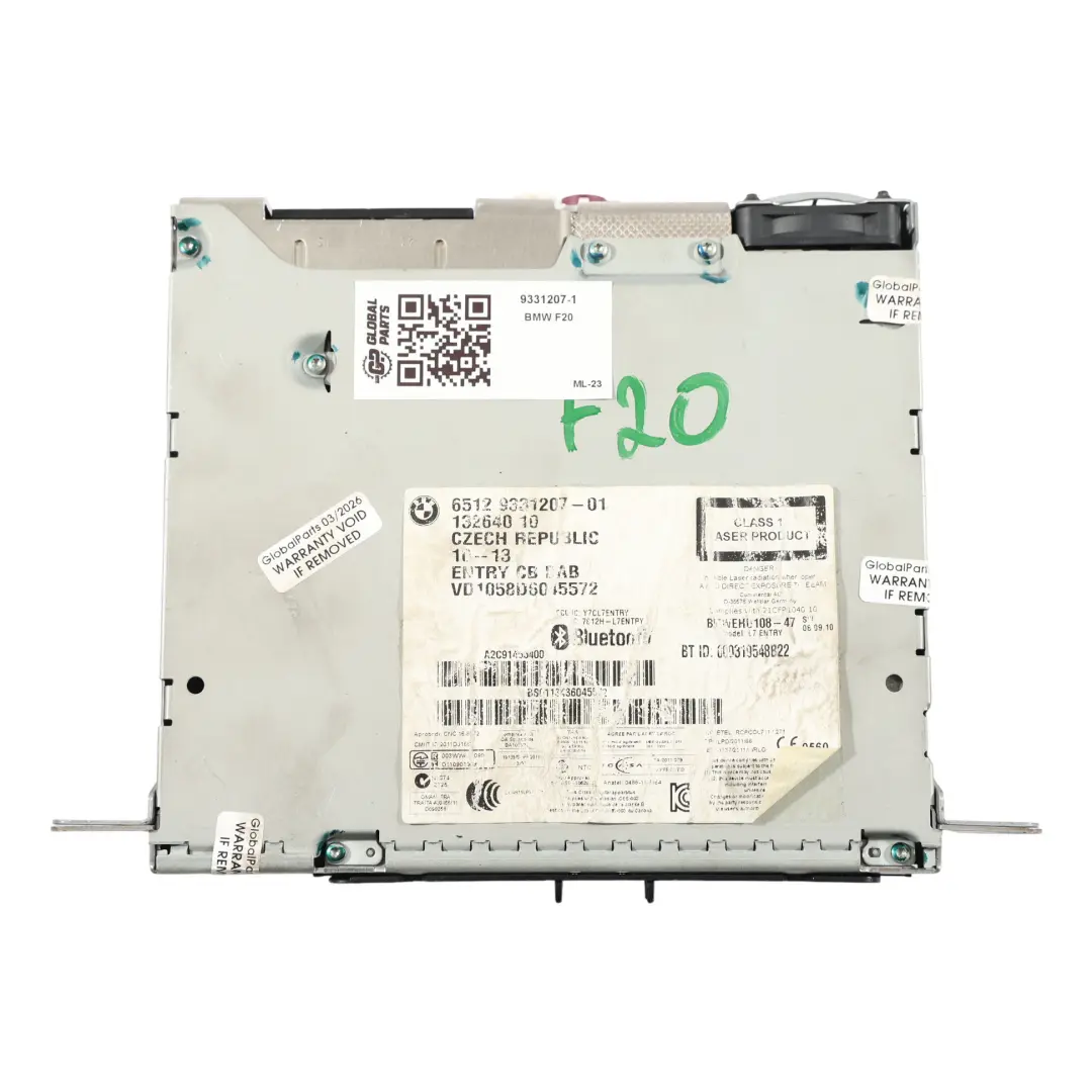 BMW F20 F22 F30 F35 CD GPS DAB Radio Bluetooth Unidad Principal - SKU 9331207-1 - Número de pieza 9331207