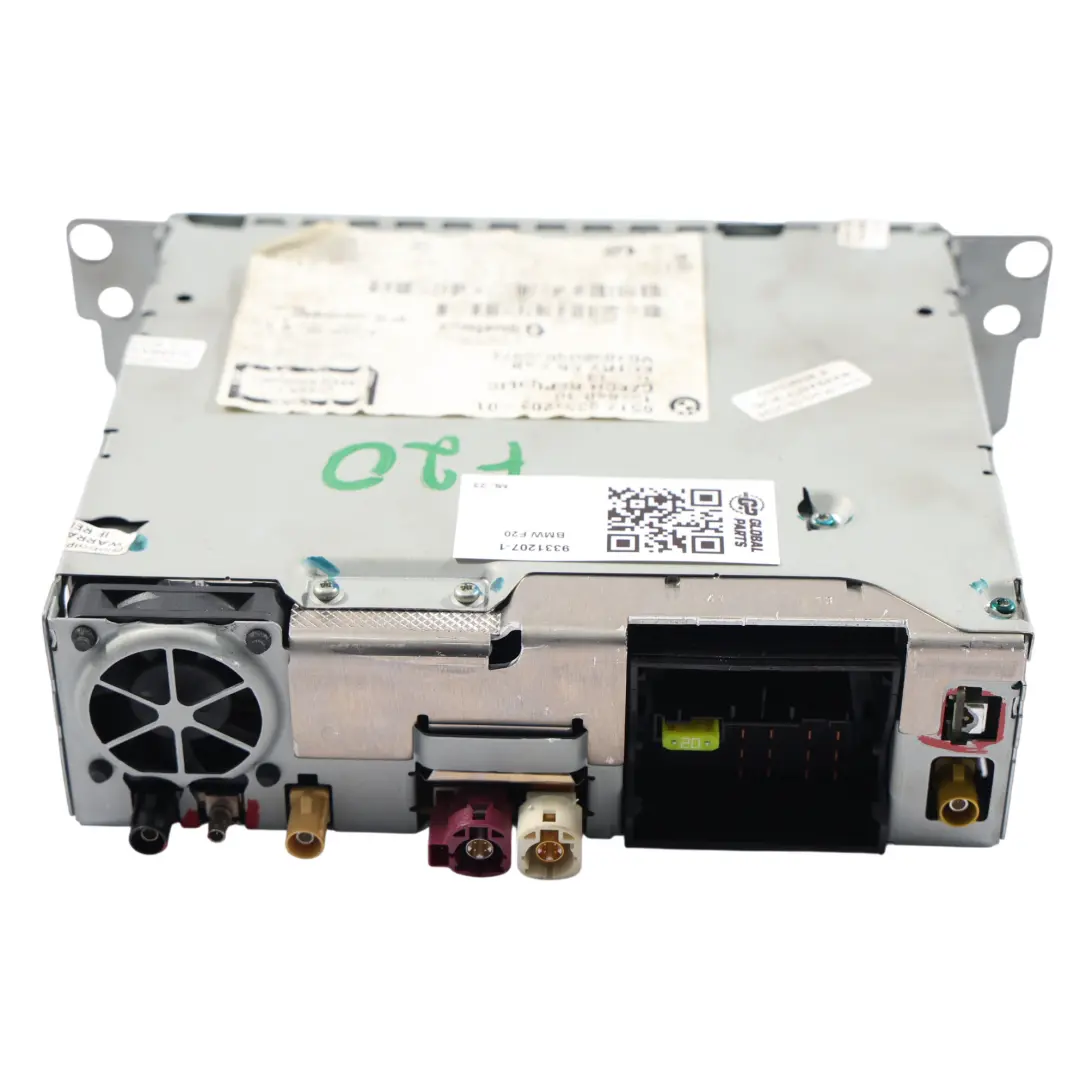 GPS DAB Radio Bluetooth Unidad Principal para BMW F20 F22 F30 F35 CD con número de pieza 9331207 BMW F20 F22 F30 F35 CD GPS DAB Radio Bluetooth Unidad Principal - SKU 9331207-1 - Número de pieza 9331207