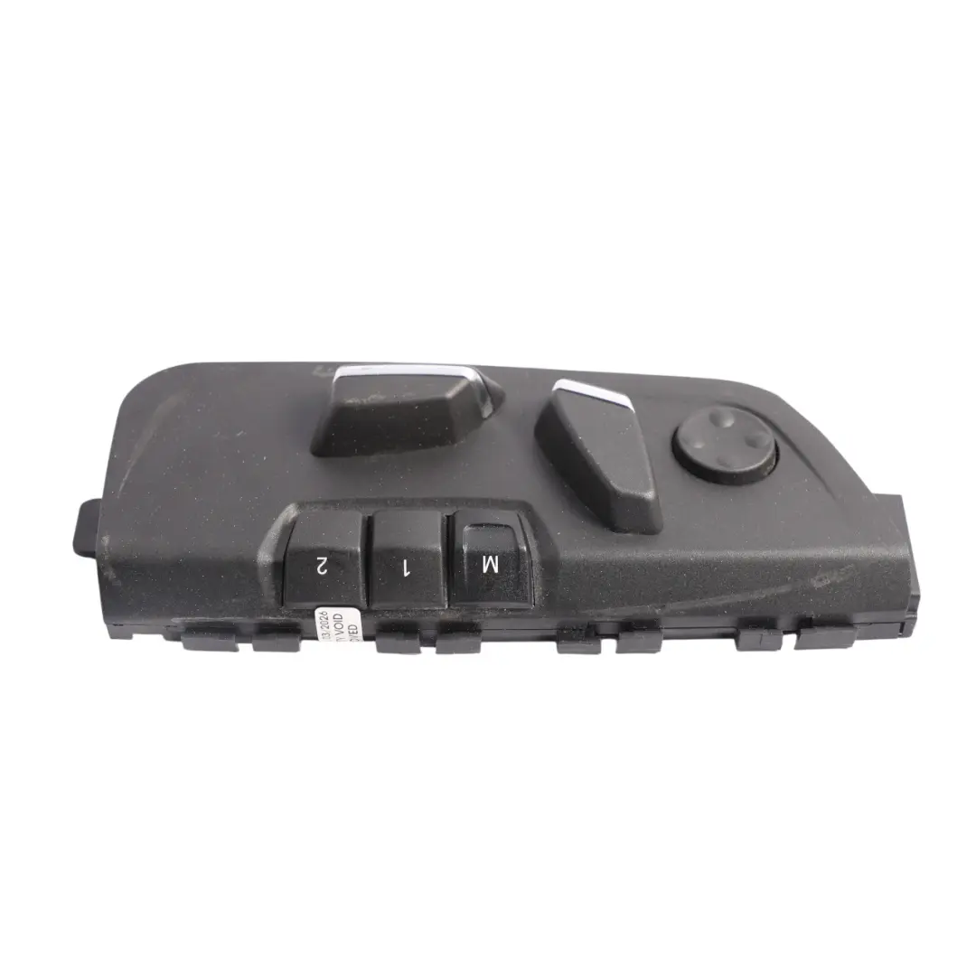 BMW F06 F12 X5 F15 Seat Adjustment Switch Front Right O/S Memory Buttons - SKU RHD-9347408 - Part number 9347408