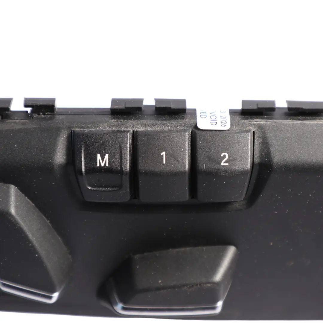 BMW F06 F12 X5 F15 Seat Adjustment Switch Front Right O/S Memory Buttons - SKU RHD-9347408 - Part number 9347408