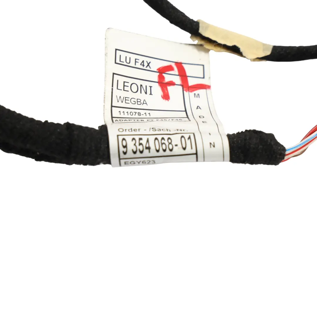 Cavo Cablaggio Illuminazione Interna Porta Anteriore Destra per BMW F45 F46 con numero di parte 9354068 BMW F45 F46 Cavo Cablaggio Illuminazione Interna Porta Anteriore Destra - SKU 9354068 - Numero di parte 9354068