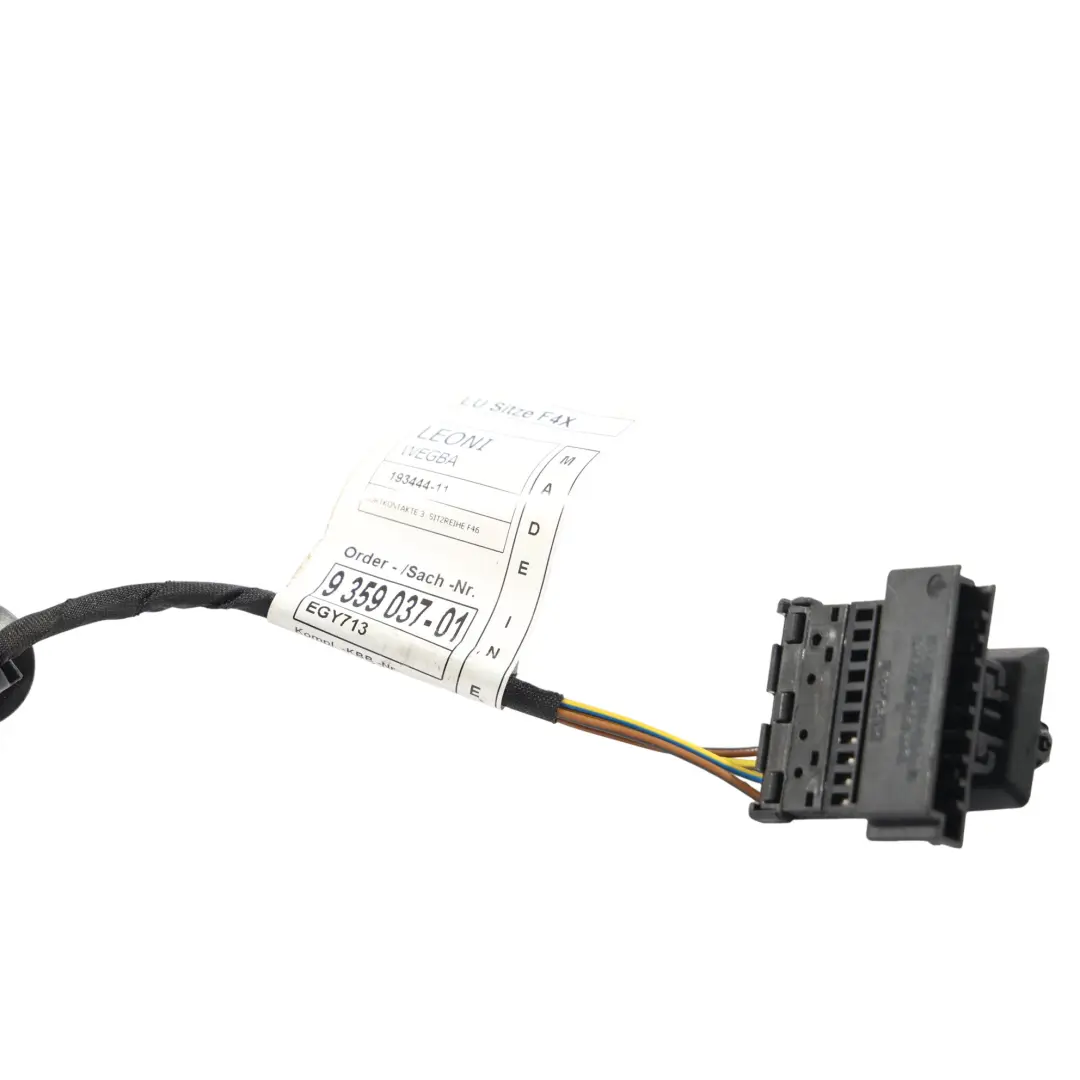 Arnés Cableado Asiento Tercera Fila para BMW F46 Gran Tourer con número de pieza 9359037 BMW F46 Gran Tourer Arnés Cableado Asiento Tercera Fila - SKU 9359037 - Número de pieza 9359037