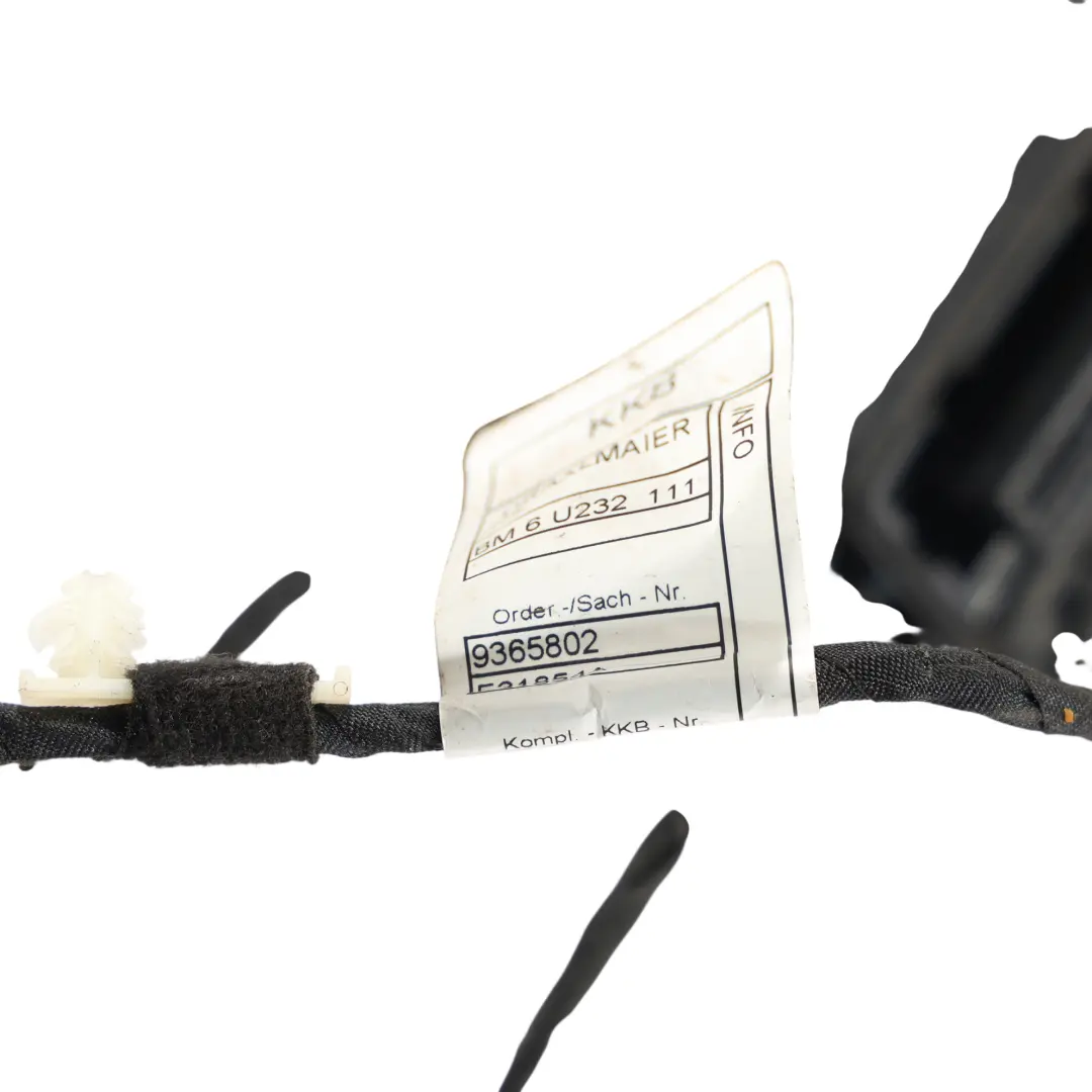 Porta Anteriore Cablaggio Cavi Lato Guida per BMW X5 F15 con numero di parte 9365802 BMW X5 F15 Porta Anteriore Cablaggio Cavi Lato Guida - SKU 9365802 - Numero di parte 9365802