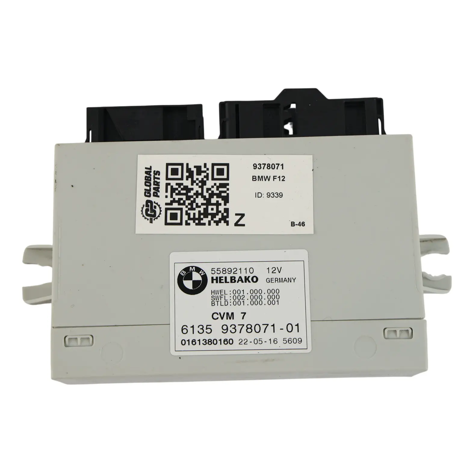 BMW F12 F12 LCI Cabrio Verdeck Modul 9378071