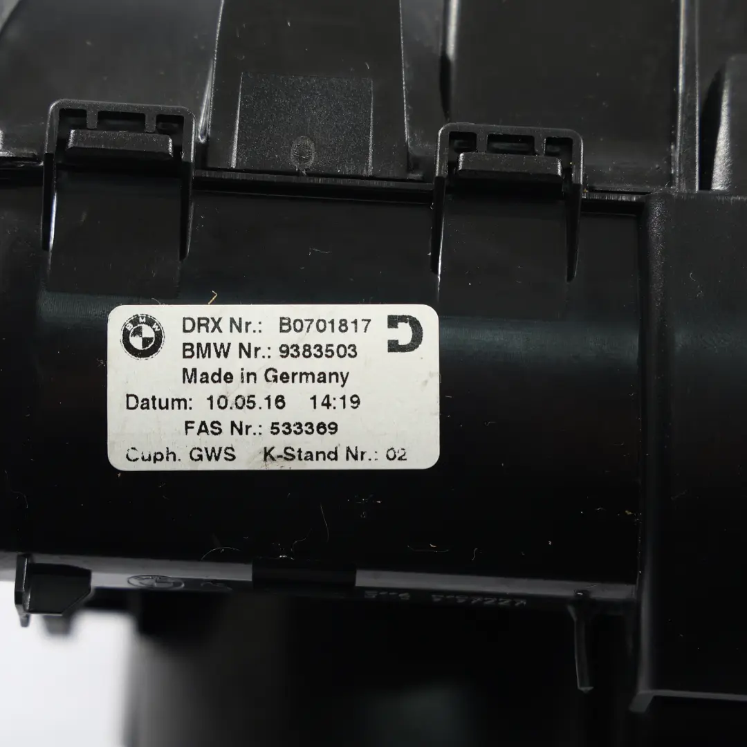 BMW F06 F12 F13 LCI Consola Portavasos Tapa Cenicero - SKU 9383503 - Número de pieza 9383503