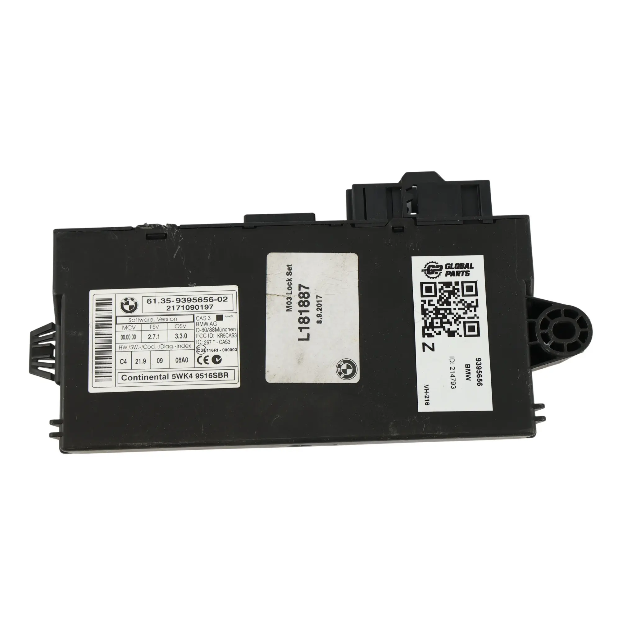 BMW X5 E70 CAS3 Steuergerät Schlüssel Lese Modul 9395656