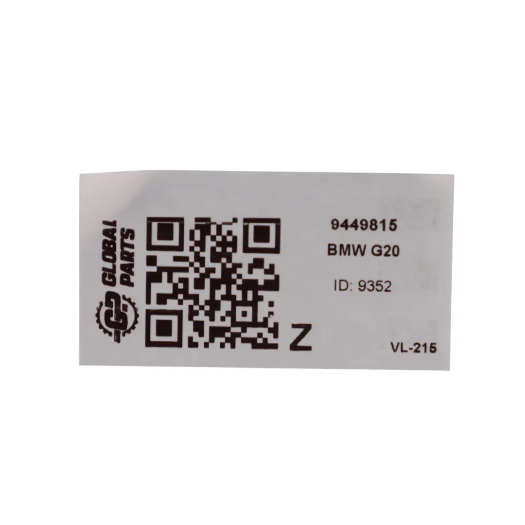 Window Glass Glazing AS3 Left N/S to BMW G20 Rear with Part number 9449815 BMW G20 Rear Window Glass Glazing AS3 Left N/S - SKU 9449815 - Part number 9449815