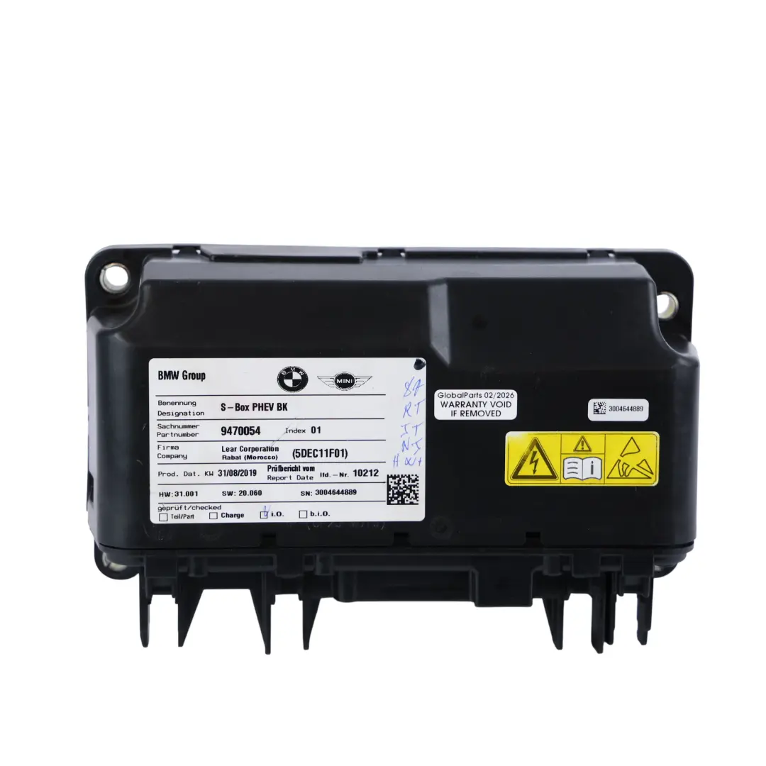 BMW F45 G20 G11 G12 G21 G30 G31 Hoch Spannungs Batterie Kasten - SKU 9470054 - Teilenummer 9470054