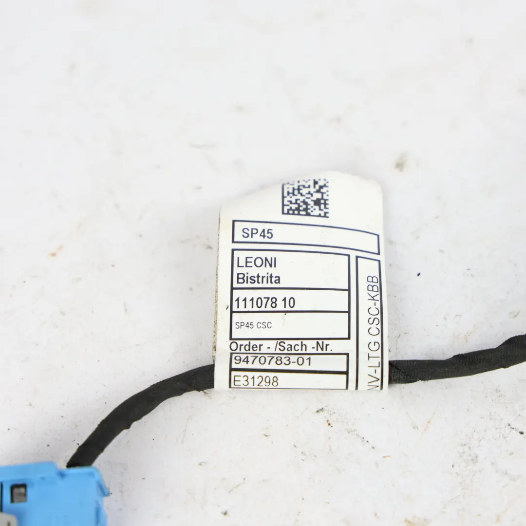 225xe 25eX Hybride Batterie Haute Tension CSC Wiring pour BMW F45 X1 F48 LCI à propos du numéro de pièce 9470783 BMW F45 X1 F48 LCI 225xe 25eX Hybride Batterie Haute Tension CSC Wiring - SKU 9470783 - Numéro de pièce 9470783