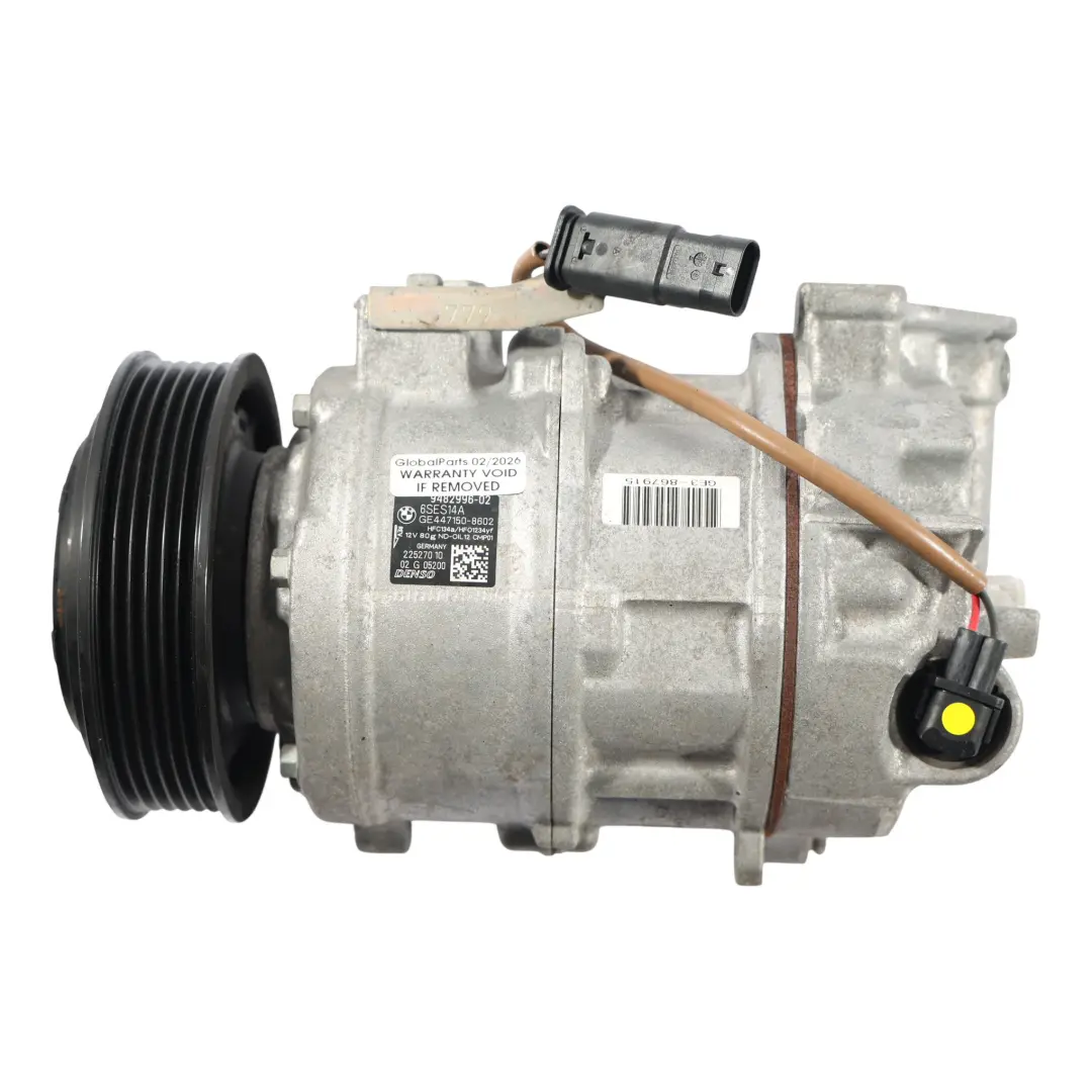 Pompa Aria Condizionata per BMW G20 G21 G22 G26 G28 Compressore con numero di parte 9482996 BMW G20 G21 G22 G26 G28 Compressore Pompa Aria Condizionata - SKU 9482996 - Numero di parte 9482996