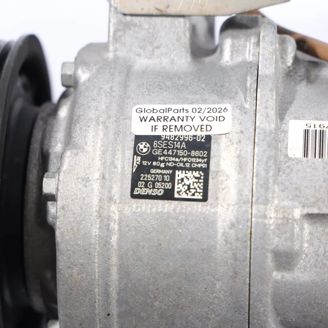 Pompa Aria Condizionata per BMW G20 G21 G22 G26 G28 Compressore con numero di parte 9482996 BMW G20 G21 G22 G26 G28 Compressore Pompa Aria Condizionata - SKU 9482996 - Numero di parte 9482996