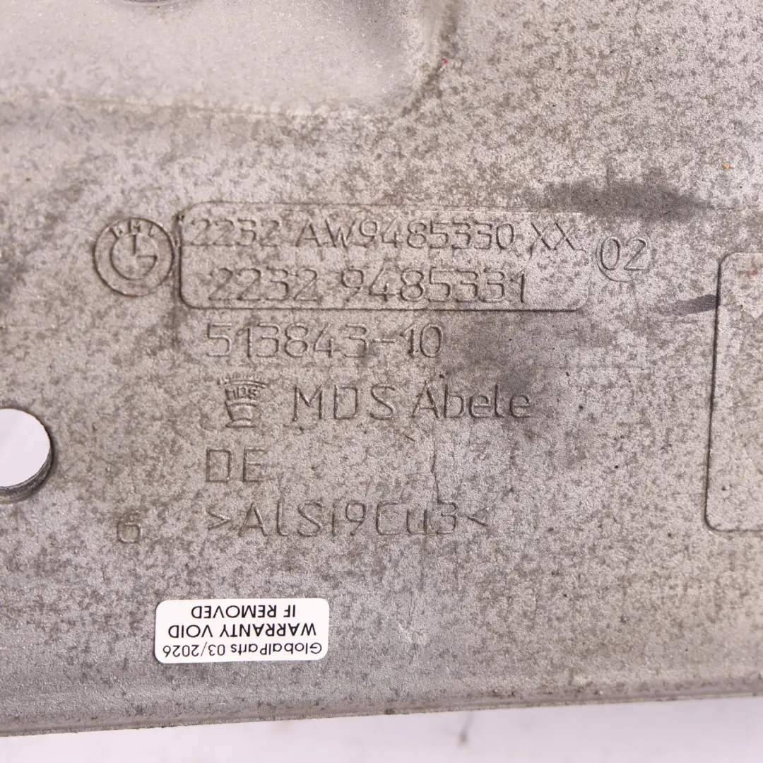 Gearbox Cross Member Suspension Mount 9485331 to BMW G20 Sedan LCI G42 Automatic with Part number 9485330 BMW G20 Sedan LCI G42 Automatic Gearbox Cross Member Suspension Mount 9485331 - SKU 9485330 - Part number 9485330