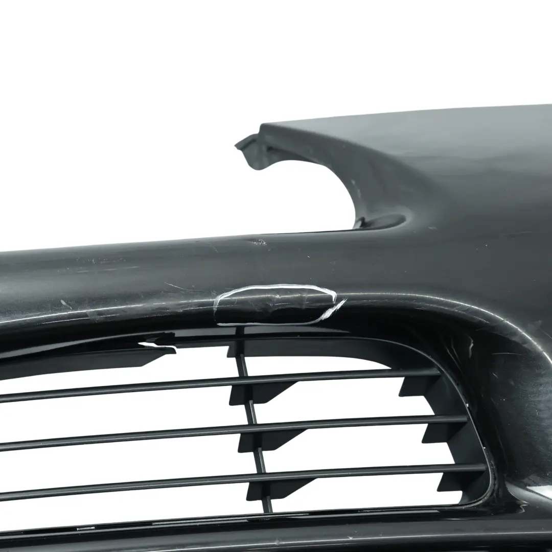 Front Bumper Trim Panel Covering Basalt Black Metallic - C9Z to Porsche Cayenne 9PA with Part number 95550531102 Porsche Cayenne 9PA Front Bumper Trim Panel Covering Basalt Black Metallic - C9Z - SKU 95550531102-BAB - Part number 95550531102