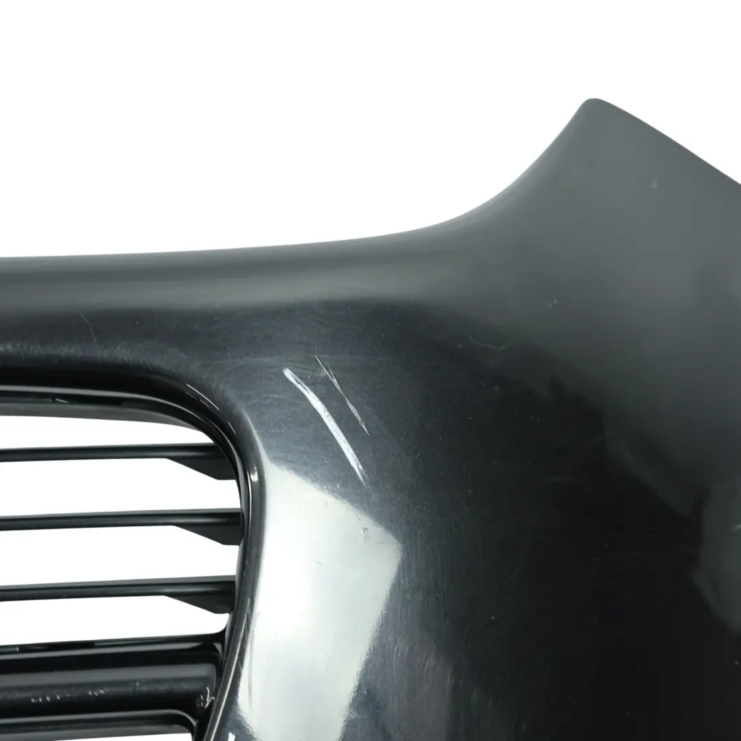 Front Bumper Trim Panel Covering Basalt Black Metallic - C9Z to Porsche Cayenne 9PA with Part number 95550531102 Porsche Cayenne 9PA Front Bumper Trim Panel Covering Basalt Black Metallic - C9Z - SKU 95550531102-BAB - Part number 95550531102