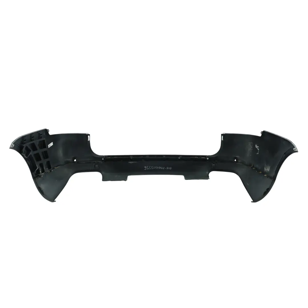 Bumper Trim Panel Covering Basalt Black Metallic - C9Z to Porsche Cayenne 9PA Rear with Part number 95550541102 Porsche Cayenne 9PA Rear Bumper Trim Panel Covering Basalt Black Metallic - C9Z - SKU 95550541102-BAB - Part number 95550541102