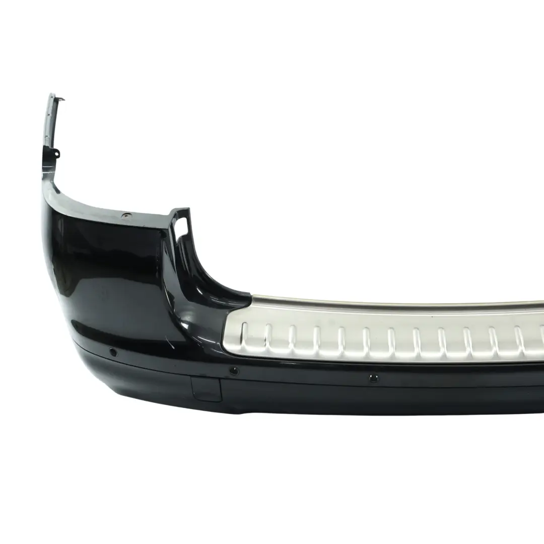 Bumper Trim Panel Covering Basalt Black Metallic - C9Z to Porsche Cayenne 9PA Rear with Part number 95550541102 Porsche Cayenne 9PA Rear Bumper Trim Panel Covering Basalt Black Metallic - C9Z - SKU 95550541102-BAB - Part number 95550541102