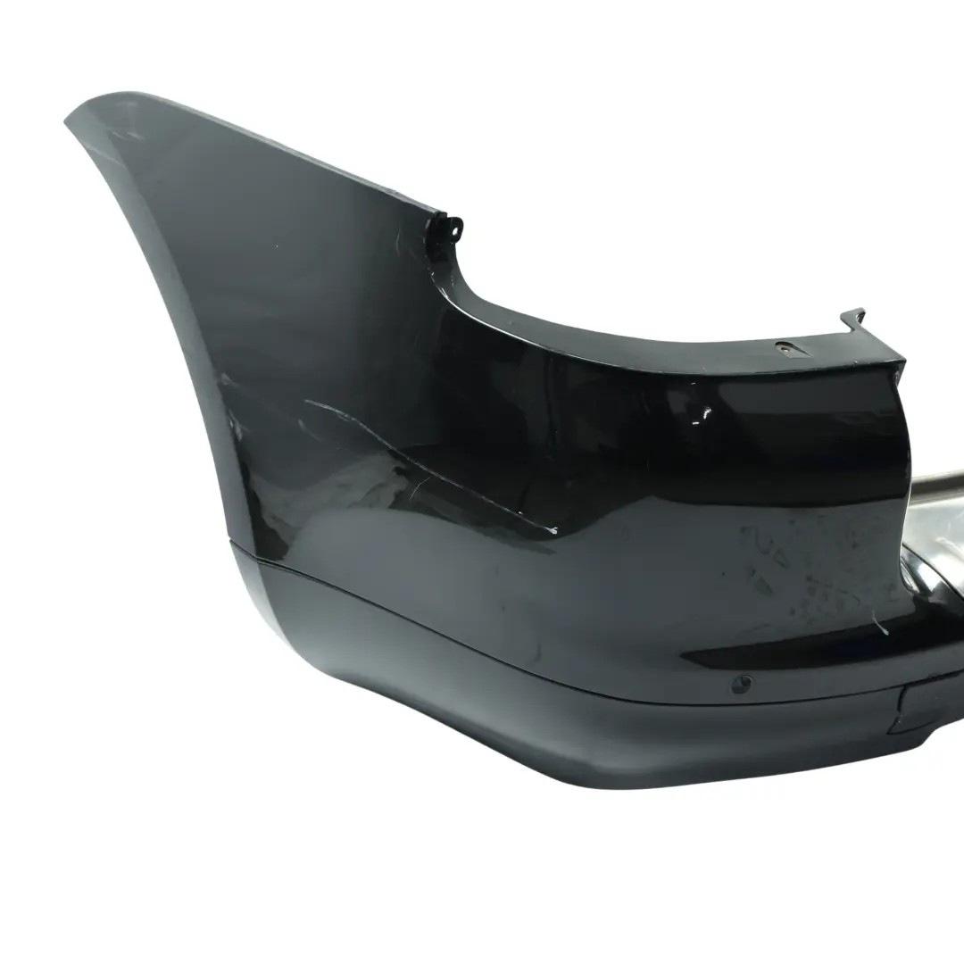 Bumper Trim Panel Covering Basalt Black Metallic - C9Z to Porsche Cayenne 9PA Rear with Part number 95550541102 Porsche Cayenne 9PA Rear Bumper Trim Panel Covering Basalt Black Metallic - C9Z - SKU 95550541102-BAB - Part number 95550541102