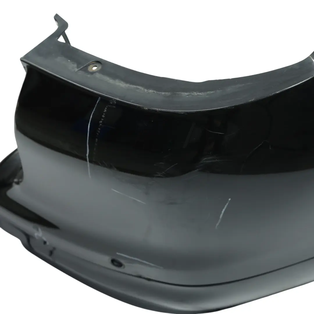 Bumper Trim Panel Covering Basalt Black Metallic - C9Z to Porsche Cayenne 9PA Rear with Part number 95550541102 Porsche Cayenne 9PA Rear Bumper Trim Panel Covering Basalt Black Metallic - C9Z - SKU 95550541102-BAB - Part number 95550541102