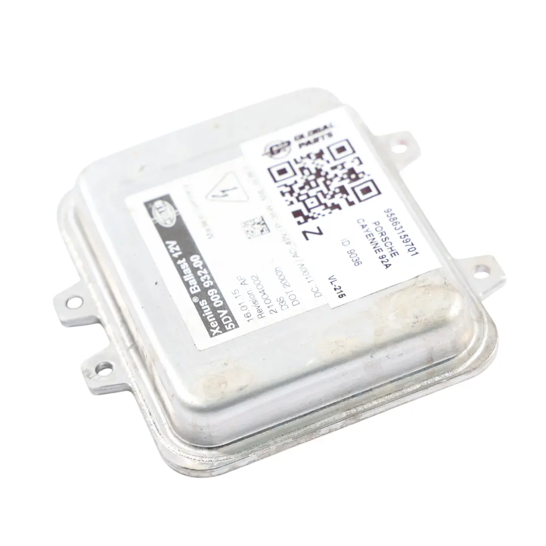 Porsche Cayenne 92A Balasto De Faro Izquierdo Derecho 5DV009932-00 - SKU 95863159701 - Número de pieza 95863159701