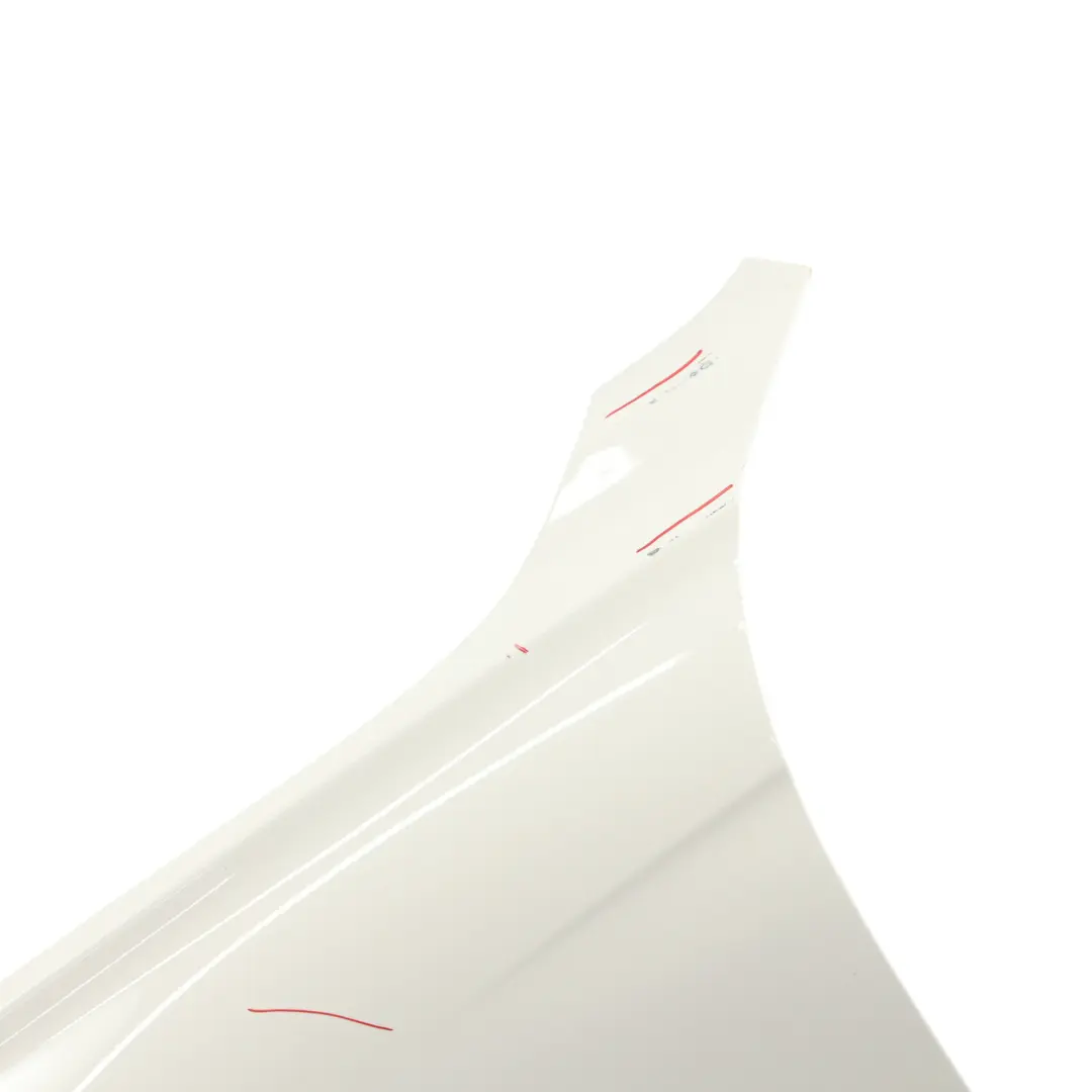 BMW F30 F31 Side Wing Panel Fender Front Left N/S Alpinweiss 3 White - 300 - SKU 9621597-AW - Part number 9621597