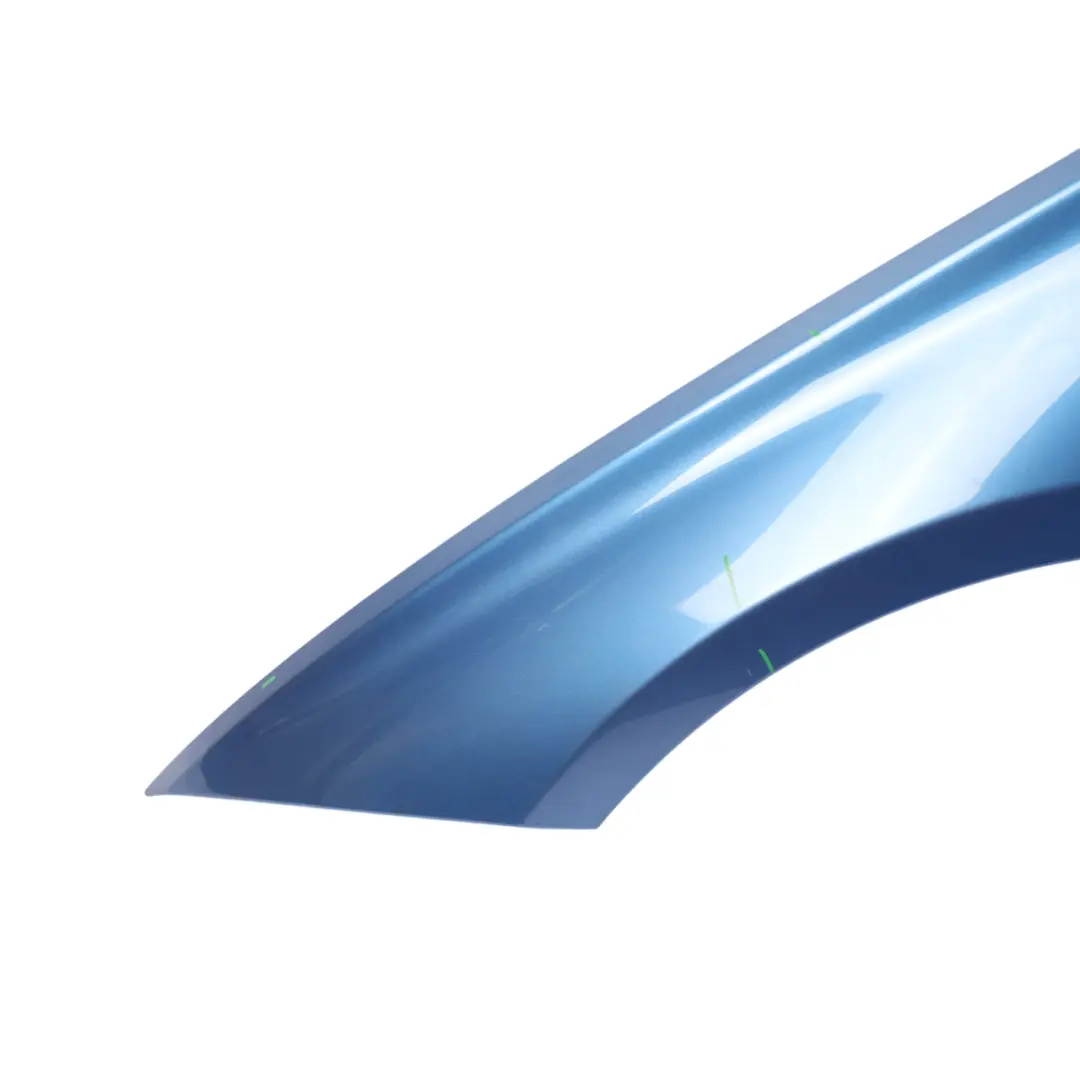 BMW F30 F31 Side Wing Panel Fender Front Left N/S Estoril Blue Metallic - B45 - SKU 9621597-EB1 - Part number 9621597