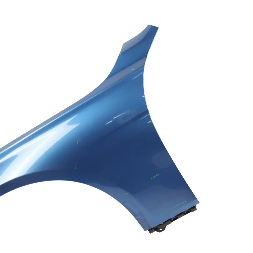 Side Wing Panel Fender Front Left N/S Estoril Blue Metallic - B45 to BMW F30 F31 with Part number 9621597 BMW F30 F31 Side Wing Panel Fender Front Left N/S Estoril Blue Metallic - B45 - SKU 9621597-EB1 - Part number 9621597