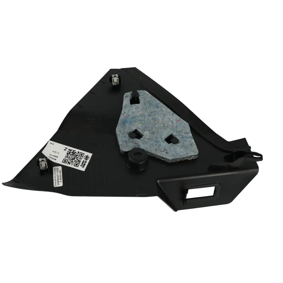 F74 Gran Coupé Console Centrale Panneau De Garniture Droite pour BMW F70 à propos du numéro de pièce 9630221 BMW F70 F74 Gran Coupé Console Centrale Panneau De Garniture Droite - SKU 9630221 - Numéro de pièce 9630221
