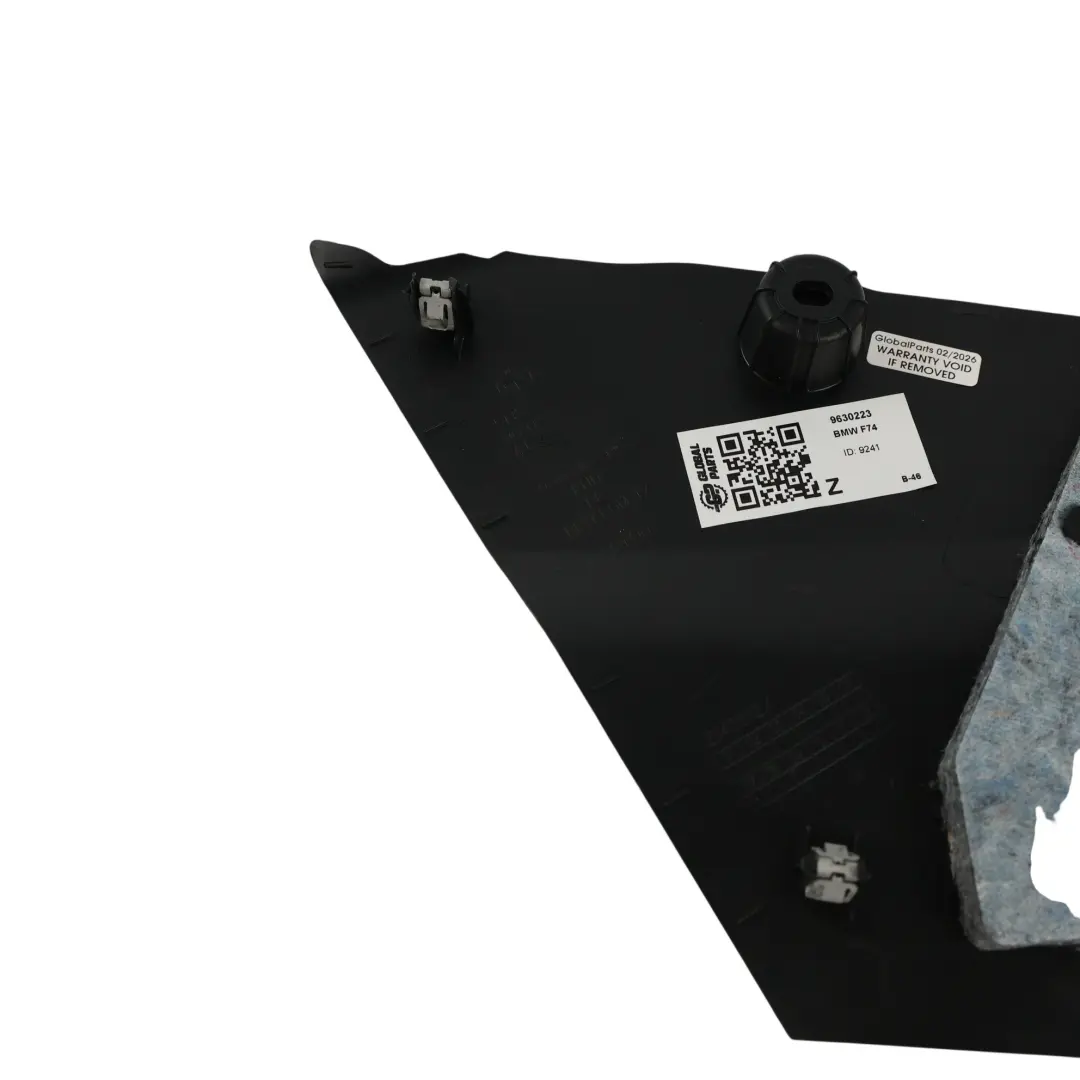 F74 Gran Coupé Centre Console Trim Panel Left N/S to BMW F70 with Part number 9630223 BMW F70 F74 Gran Coupé Centre Console Trim Panel Left N/S - SKU 9630223 - Part number 9630223