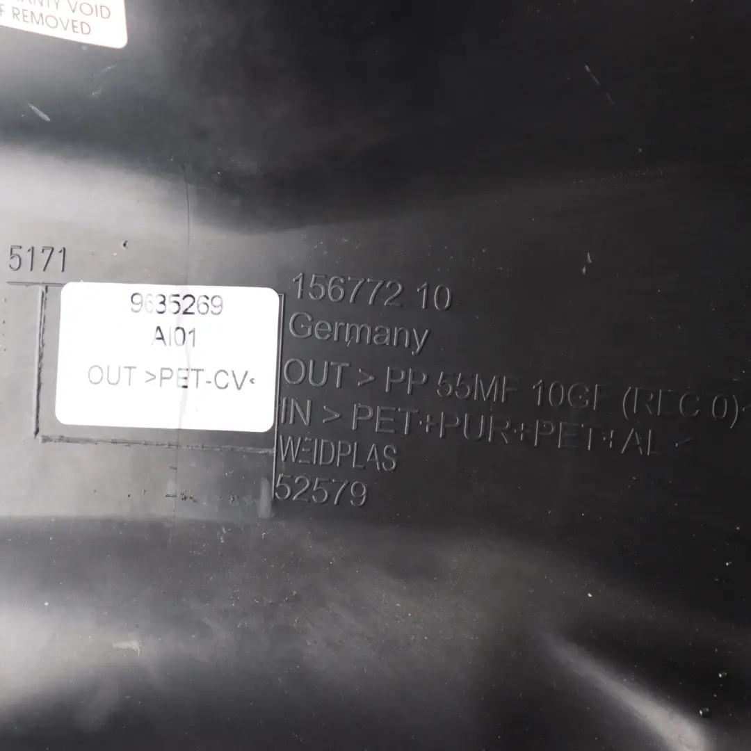 F74 Gran Coupé Bulkhead Lower Section Part Engine Mount Cover to BMW with Part number 9635269 BMW F74 Gran Coupé Bulkhead Lower Section Part Engine Mount Cover - SKU RHD-9635269 - Part number 9635269