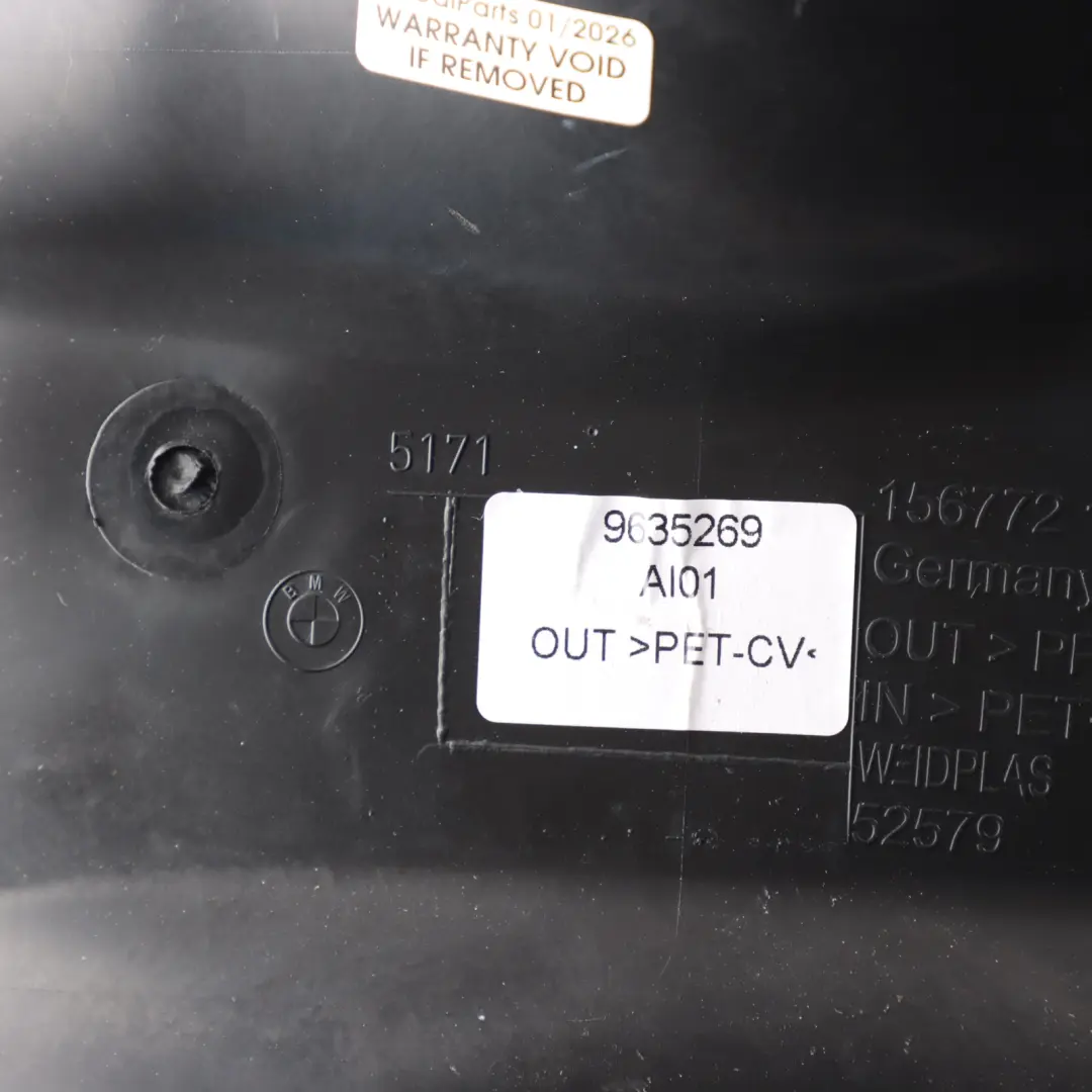 F74 Gran Coupé Bulkhead Lower Section Part Engine Mount Cover to BMW with Part number 9635269 BMW F74 Gran Coupé Bulkhead Lower Section Part Engine Mount Cover - SKU RHD-9635269 - Part number 9635269