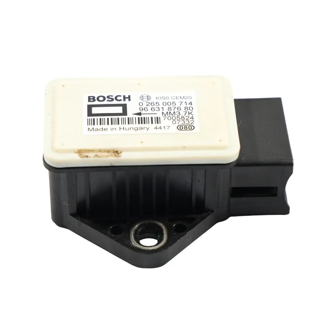 Imbardata Velocità Sensore ESP Unità Di Controllo 0265005714 per Peugeot 308 T7 con numero di parte 9663187680 Peugeot 308 T7 Imbardata Velocità Sensore ESP Unità Di Controllo 0265005714 - SKU 9663187680 - Numero di parte 9663187680