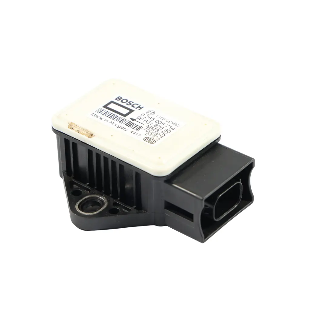 Gierrate Geschwindigkeit ESP Sensor Steuergerät 0265005714 für Peugeot 308 T7 mit Teilenummer 9663187680 Peugeot 308 T7 Gierrate Geschwindigkeit ESP Sensor Steuergerät 0265005714 - SKU 9663187680 - Teilenummer 9663187680