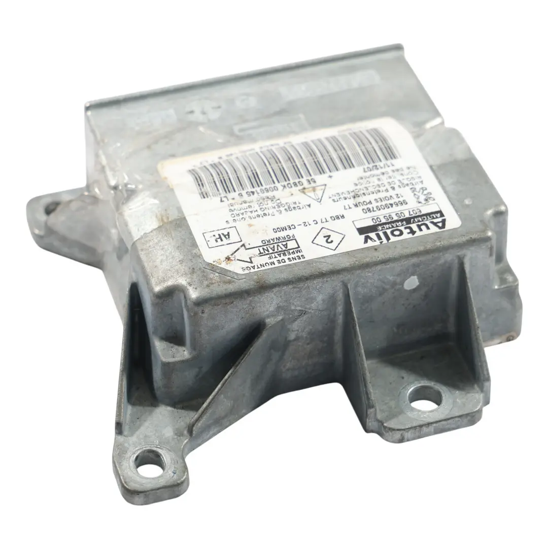 Módulo Control Airbag ECU Unidad Control Datos Choque para Peugeot 308 T7 con número de pieza 9664909780 Peugeot 308 T7 Módulo Control Airbag ECU Unidad Control Datos Choque - SKU 9664909780 - Número de pieza 9664909780
