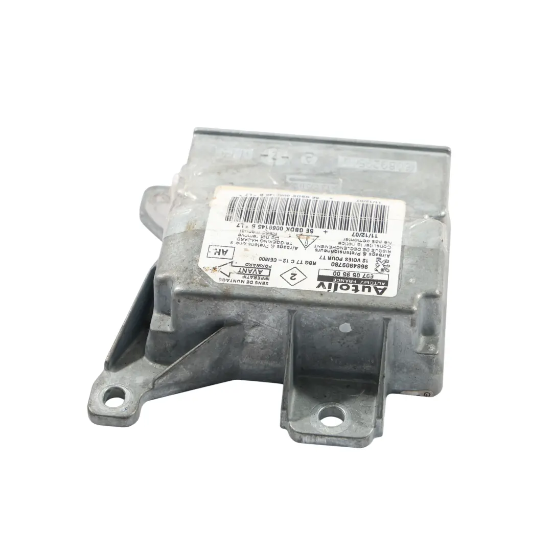 Módulo Control Airbag ECU Unidad Control Datos Choque para Peugeot 308 T7 con número de pieza 9664909780 Peugeot 308 T7 Módulo Control Airbag ECU Unidad Control Datos Choque - SKU 9664909780 - Número de pieza 9664909780