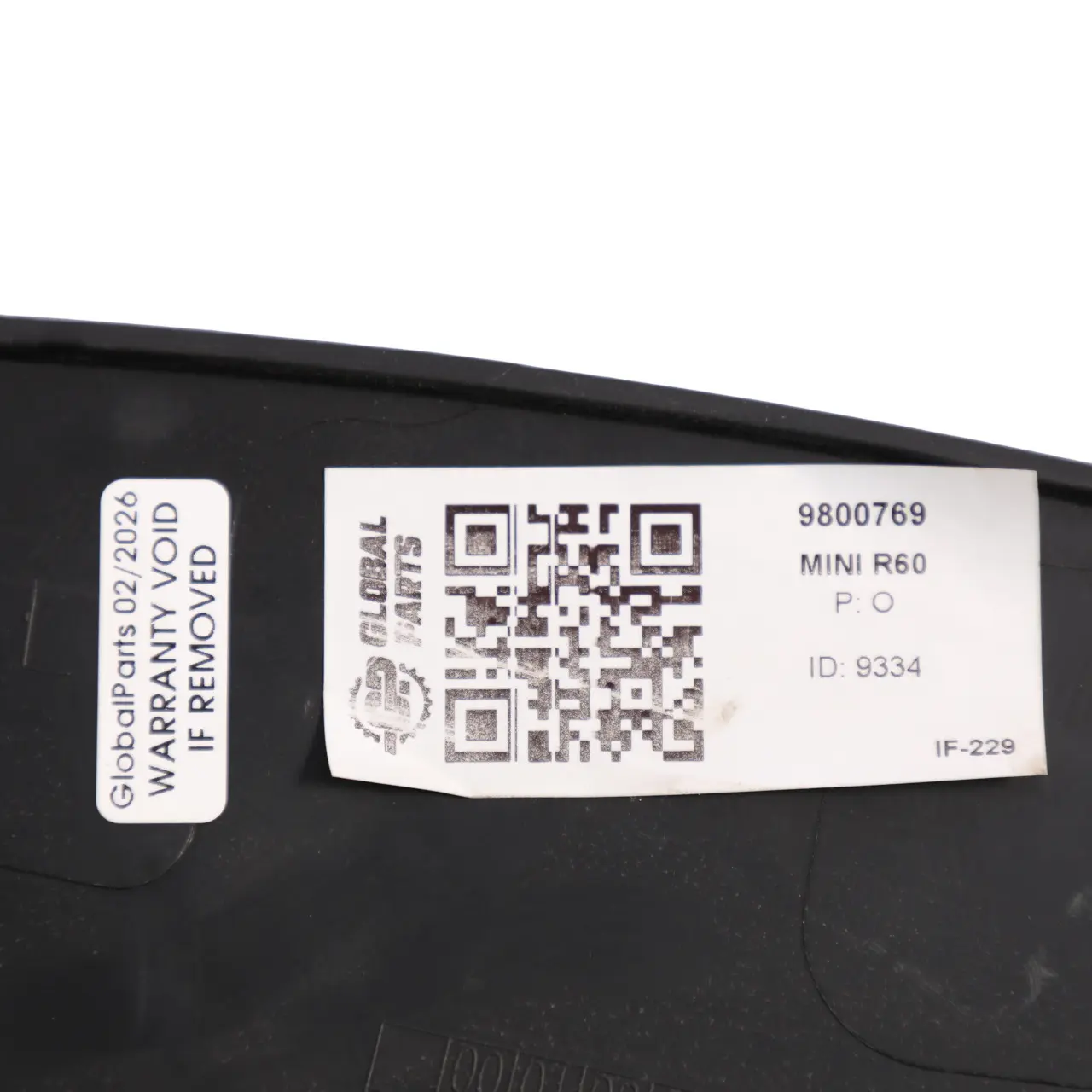 Mini Countryman R60 Wheel Arch Cover Rear Left N/S 9800769