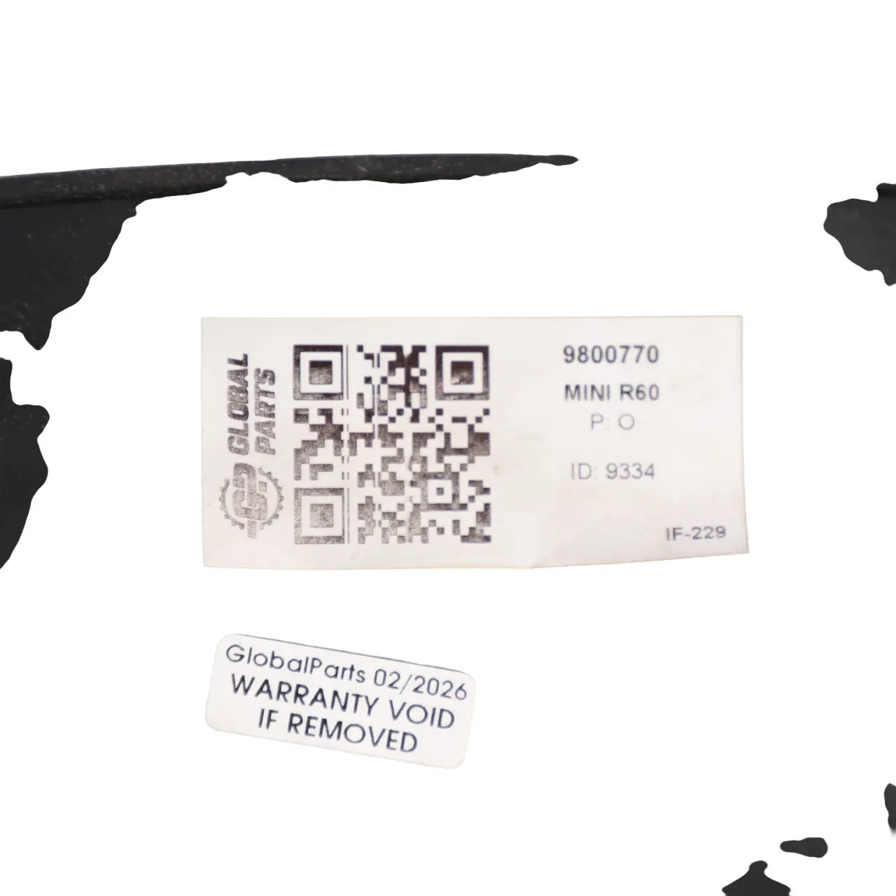 Mini Countryman R60 Cover Wheel Arch Rear Right O/S 9800770