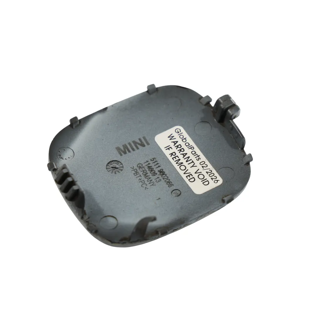 Mini Cooper R60 Cache Anneau Remorquage Pare-Chocs Avant Blanc Clair B15 - SKU 9802066-LW - Numéro de pièce 9802066