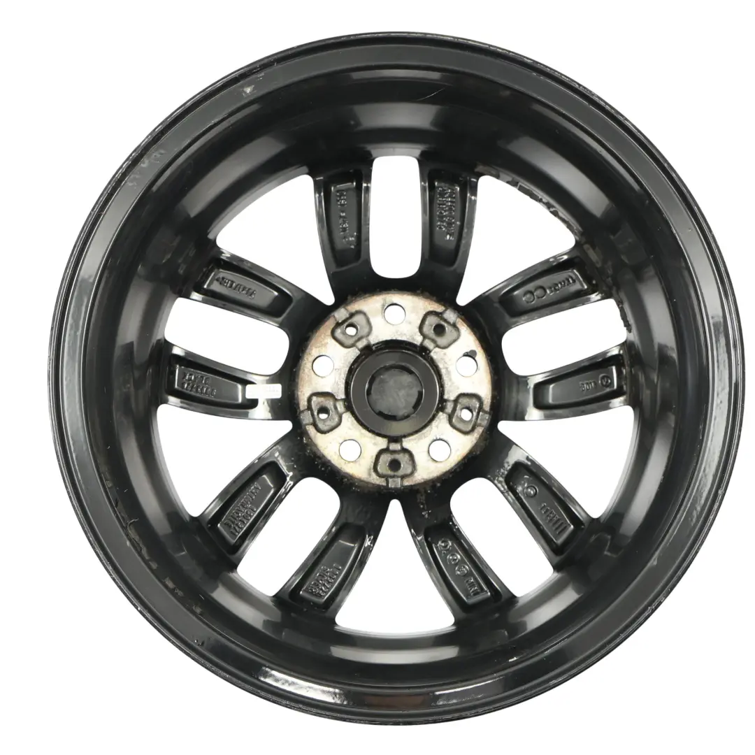 Mini Cooper R60 R61 Jante Alliage Noir 17 Pouces 7J ET:50 5 Branches Doubles 124 - SKU 9803726-5 - Numéro de pièce 9803726