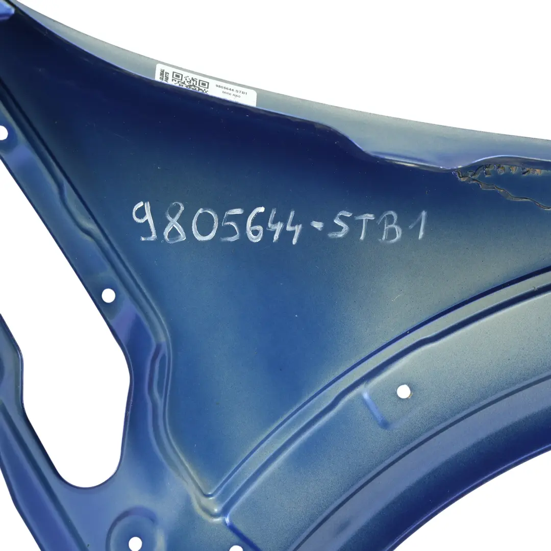 Panneau Latéral Aile Avant Droite Starlight Bleu Metallic - B62 pour Mini R60 R61 à propos du numéro de pièce 9805644 Mini R60 R61 Panneau Latéral Aile Avant Droite Starlight Bleu Metallic - B62 - SKU 9805644-STB1 - Numéro de pièce 9805644