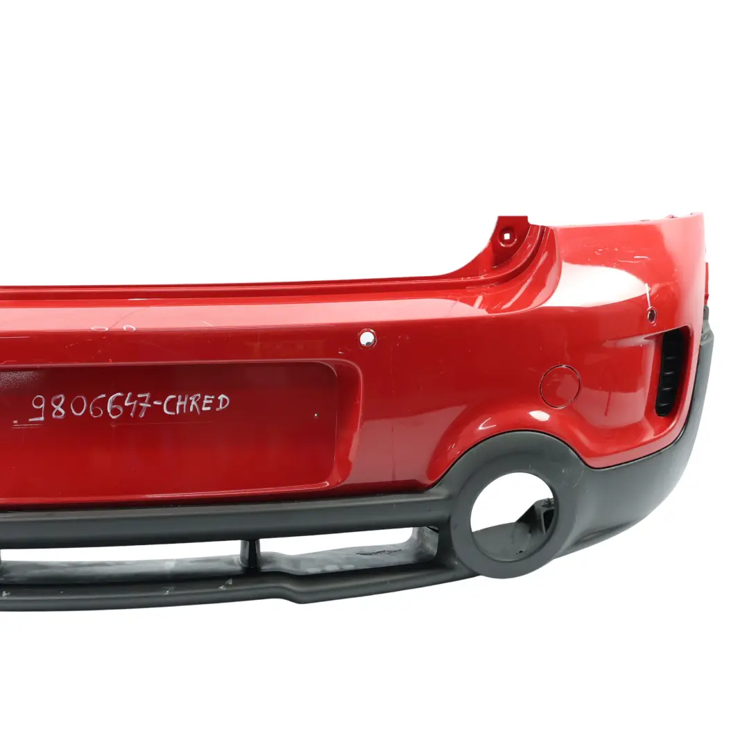 Parachoques Trasero Cooper S PDC Chili Red - 851 para Mini Countryman R60 con número de pieza 9806647 Mini Countryman R60 Parachoques Trasero Cooper S PDC Chili Red - 851 - SKU 9806647-CHRED - Número de pieza 9806647
