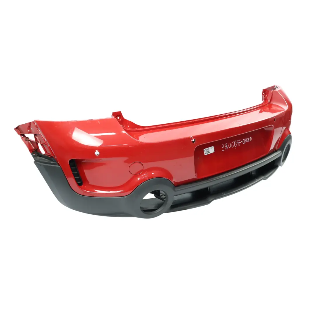 Pare-Chocs Arrière Cooper S PDC Chili Red Rouge - 851 pour Mini Countryman R60 à propos du numéro de pièce 9806647 Mini Countryman R60 Pare-Chocs Arrière Cooper S PDC Chili Red Rouge - 851 - SKU 9806647-CHRED - Numéro de pièce 9806647