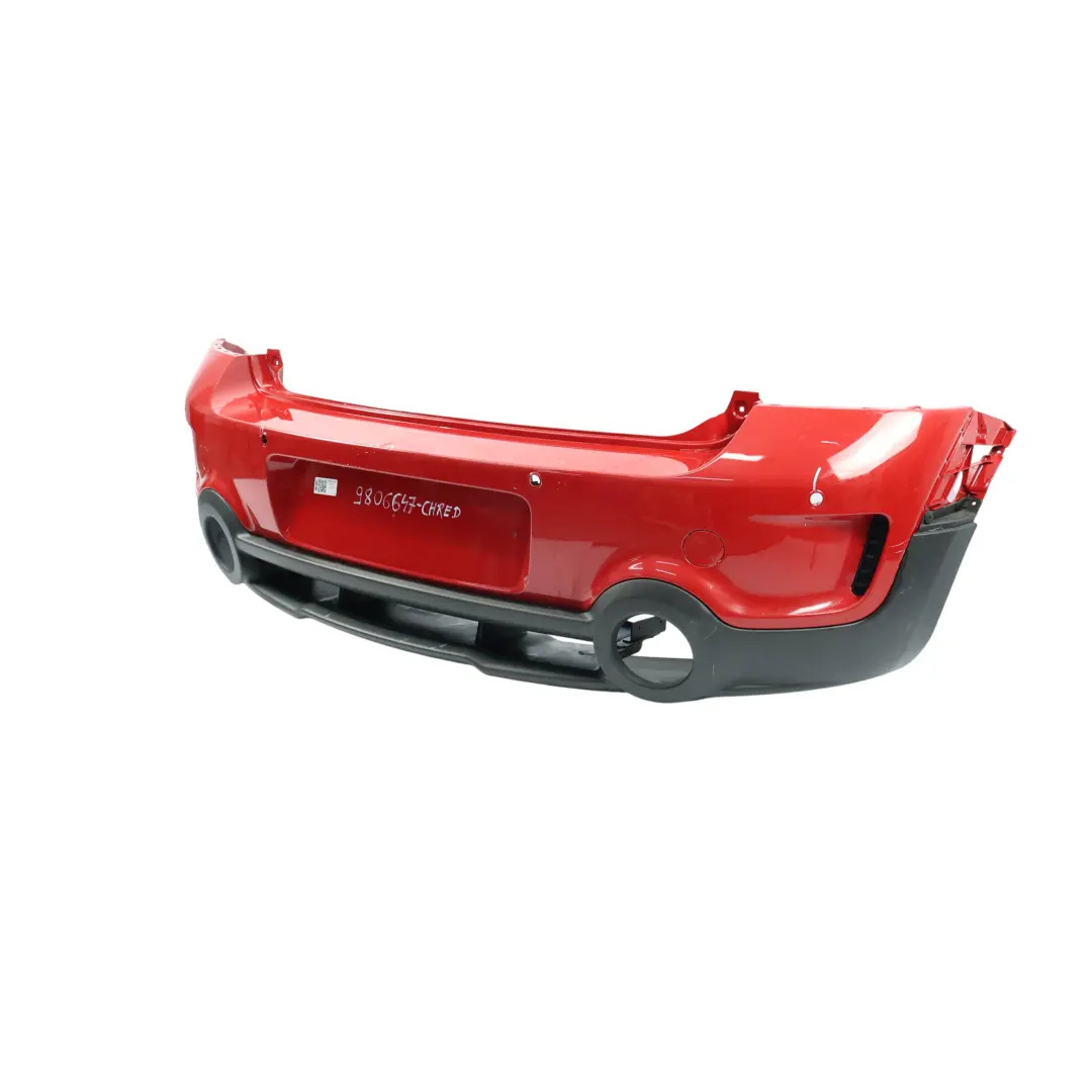 Bumper Cooper S PDC Chili Red - 851 to Mini Countryman R60 Rear with Part number 9806647 Mini Countryman R60 Rear Bumper Cooper S PDC Chili Red - 851 - SKU 9806647-CHRED - Part number 9806647