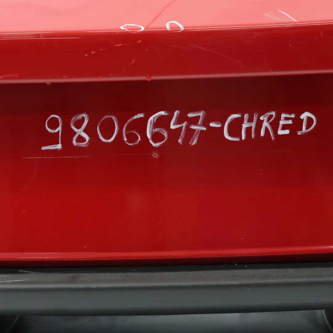 Bumper Cooper S PDC Chili Red - 851 to Mini Countryman R60 Rear with Part number 9806647 Mini Countryman R60 Rear Bumper Cooper S PDC Chili Red - 851 - SKU 9806647-CHRED - Part number 9806647