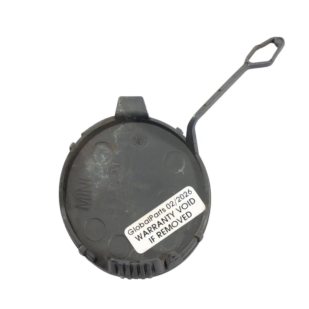 Osłona Haka Holowniczego Zderzaka Tyl Niebieska do Mini Cooper R60 o numerze 9806650 Mini Cooper R60 Osłona Haka Holowniczego Zderzaka Tyl Niebieska - SKU 9806650-STB - Numer Części 9806650